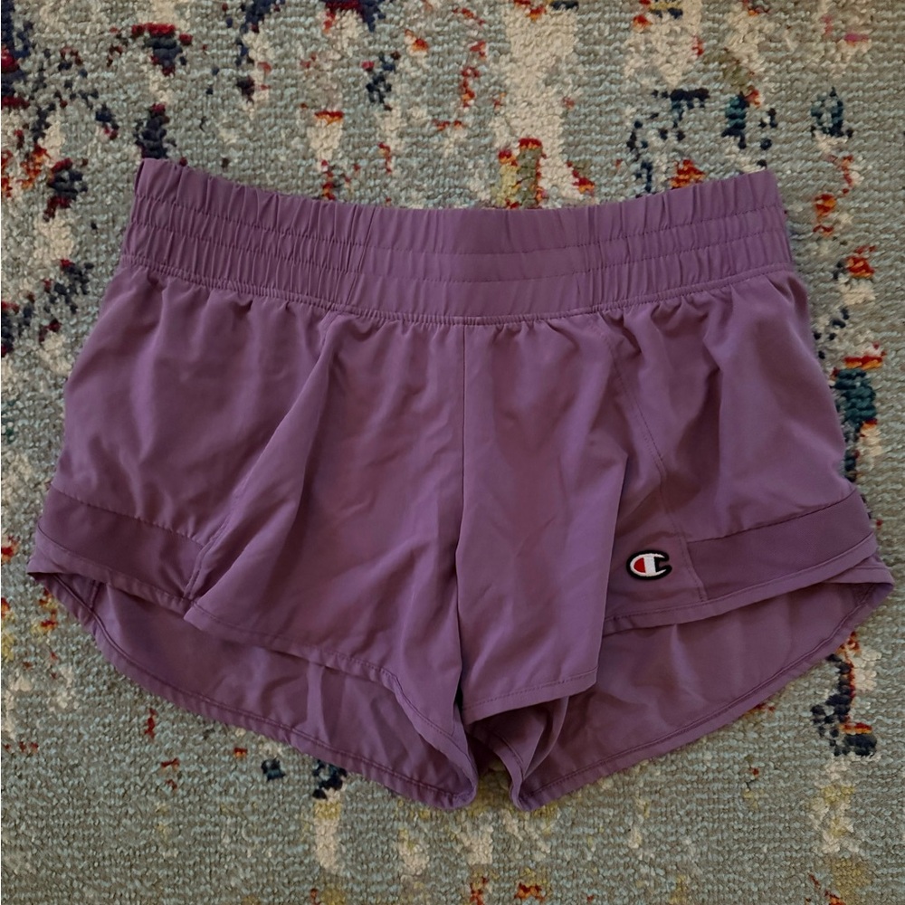 Champion Women's Athletic Shorts in Lavender